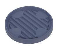 ADOCARN Plateau Mobile Rond pour Pots de Fleurs en Pp avec 4 Roulettes Stables, Support Simple à Nettoyer pour Plantes D'intérieur et Jardin, Diamètre 22,3cm