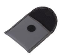 ADOCARN Pochette pour Appareil Auditif Portable en Pu et Éponge, Étui de Protection Noir Compact pour Rangement Pratique et Transport Facile D'aides Auditives