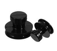 ADOCARN Poignée de Levage Accessoire à Ventouse 2pcs en Caoutchouc Noir pour Bols Chantants Facile à Transporter, Compatible Divers Bols pour Méditation et Relaxation Sonore