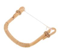 ADOCARN Poignée de Théière en Rotin Tressé Teinté, Remplacement Pratique Compatible 11-13 Cm, Anse Résistante la Chaleur et Antidérapante pour Bouilloire Cuisine Maison Cuisine