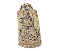 ADOCARN Porte-clés Laiton Vintage Avec Pendentif Charme Bouddhiste Chinois Accessoire Décoratif Pour Clés Ou
