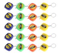 ADOCARN Porte-Clés Mini Ruban à Mesurer Rétractable Verrou Coulissant, Design Compact pour Usage Intérieur et Extérieur, Outil de Mesure Portable pour Artisans et Couleur Aléatoire