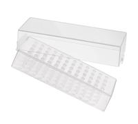ADOCARN Porte-outils de manucure 48 trous en ABS, étui de rangement pratique pour Organisateur de mèches de perceuse à ongles et présentoir de salon
