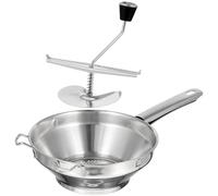 ADOCARN Presse-purée Manuel Acier Inoxydable Presse Purée Pommes de Terre Facile à Utiliser Résistant et Polyvalent pour Légumes et Fruits Outil de Cuisine Pratique pour Maison