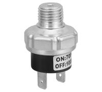 ADOCARN Pressostat Polyvalent pour Huile et Eau Contrôle Haute et Basse Pression, Détecteur Haute Précision en Tpfe et Métal, Filetage 1/4 pour Diverses Applications
