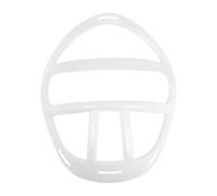 ADOCARN Protection Faciale de Boxe, Masque Facial de Boxe Style Singe, Grille Structure, Abs, Blanc, Ajustement Sûr, Large Vision, Adultes, Taekwondo, Entraînement en Gym