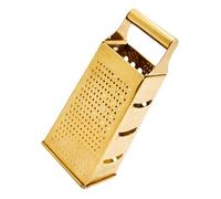 ADOCARN Râpe Cuisine en Acier Inoxydable Doré 4 Faces Multifonction Petite Râpe pour Légumes Fruits et Fromage Ustensile Manuel Solide pour Usage Domestique et Préparation Culinaire