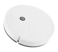 ADOCARN Robot Laveur de Sols Blanc Design Fin, Rechargeable Usb, Nettoyeur Automatique Multifonction en Plastique pour Nettoyage Domestique Facile