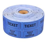 ADOCARN Rouleau de 1000 Billets de Tombola Rouges en Papier, Tickets Numérotés pour Loterie, Événements et Fêtes, Billets Universels pour Jeux, Ventes aux Enchères et Activités Scolaires