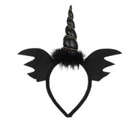 ADOCARN Serre-tête Licorne Halloween et Confortable Accessoire Cosplay avec Corne pour Garçon Fille et Adultes Décoration Photobooth Festive