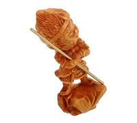 ADOCARN Statue Miniature du Roi Singe en Bois Sculptée À La Main, Figurine Wukong pour La Décoration De La Maison Et du Bureau, Petite Sculpture Animale, Ornement du Roi Singe Chinois
