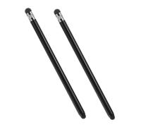 ADOCARN Stylets Capacitifs Noirs en Alliage D'aluminium, Lot de 2, Faciles à Tenir pour Écrire et Dessiner sur Écran Tactile, Compatibles Tablette et Téléphone Portable
