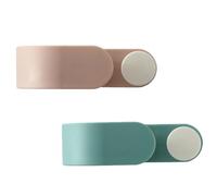ADOCARN Support mural pour balai 2 pièces Clip sans perçage Porte-balai mural pour salle de bain Rangement domestique pour balai et accessoires