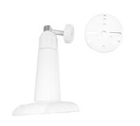 ADOCARN Support Mural pour Caméra de Vidéosurveillance en Abs Blanc, 2pcs, Anti-vol, Accessoire Réglable pour Montage Sécurisé d'angle, pour Surveillance Extérieure
