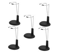 ADOCARN Support Pour Bâton Lumineux Et Poupée 15 Cm, Lot De 5, Pvc Et Fer, Base Stable Et Polyvalente, Pour Camping Et Activités De Plein Air, Organisateur De Présentation Et Rangement