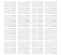 ADOCARN Support pour Nail Art 40pcs en Papier Blanc, Cartes de Présentation pour Press On Nails, Rangement et Mise en Valeur des Nail Tips, Fournitures de Manucure
