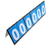 ADOCARN Tableau de Score Pliable pour Tennis de Table et Sports, Affichage Clair à 6 Chiffres, Bleu, Portable et Solide, Marqueur Multifonction Adapté aux Matchs en Intérieur et Extérieur
