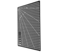ADOCARN Tapis de Découpe Double Face PP avec Grille de Mesure Claire Antidérapant pour Loisirs Créatifs et Découpe de Tampons