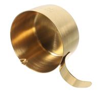 ADOCARN Tasse à Café Doseuse en Acier Inoxydable 80ml Bec Verseur pour Espresso Concentré et Petit Pichet à Lait Doré, Accessoires Barista Pratiques