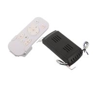 ADOCARN Télécommande pour Ventilateur de Plafond Lumière, Minuterie Réglable et 3 Vitesses, en Plastique Moderne, pour Créer Une Ambiance Estivale Le Salon