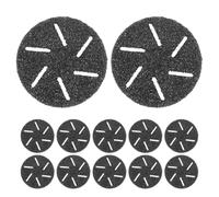 ADOCARN Têtes de Rechange pour Râpe à Pieds Électrique, Lot de 20 Disques Abrasifs Ronds en Abs, Dissolvant de Callosités pour Pédicure Professionnelle et Soins des Pieds à Domicile