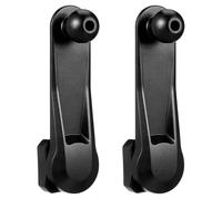 ADOCARN Tige D'extension Noire en Plastique 2pcs, Installation Facile pour Navigation Pratique pour Support de Téléphone Voiture Compatible Grilles D'aération