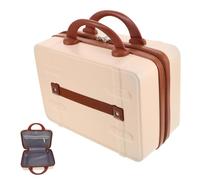 ADOCARN Trousse De Maquillage Rétro Trousse De Voyage Organiseur De Maquillage Bagage À Main Trousse De Voyage Pour Coiffeur Valise De Maquillage Organisateur De Maquillage Pour