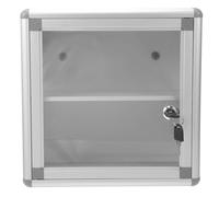 ADOCARN Trousse de Médecine Domestique Verrouillable en Aluminium, Armoire à Pharmacie Murale Multi-Niveaux, Boîte de Rangement Sécurisée pour Premiers Secours, Usage Familial et Voyage,