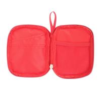 ADOCARN Trousse de Secours Compacte et Facile à Transporter en Tissu Oxford Rouge Portable pour Vélo et Moto, Maison Voyages