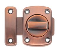 ADOCARN Verrou de Porte Alliage de Zinc Robuste Targette Coulissante Anti-effraction pour Porte Intérieure Verrou de Confidentialité et Sécurité Salle de Bain Installation Facile