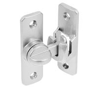 ADOCARN Verrou de Porte Coulissante Aluminium sans Perçage Targette Renforcée pour Sécurité Intérieure Compatible Portes Coulissantes Bureaux Protection Effraction
