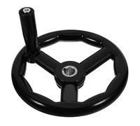 ADOCARN Volant Bakélite 18x200 MM à Trois Branches, Poignée Ergonomique, Accessoire pour Applications Mécaniques et Fraisage, Roue Rotative Robuste pour Usage Professionnel