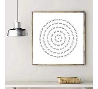 AdoDecor Tableau Affiche Decoration Murale, Minimaliste 99 noms d'Allah Poster Impression sur Toile, Impression de calligraphie arabe islamique Tableaux, Posters et Arts Décoratifs (Sans cadre)