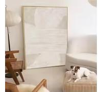 ADOHOME Abstract Painting Striped Poster Printing Mural Line Aesthetics Abstract Painting Decor of Living Room Sofa 20x30cm Frameless