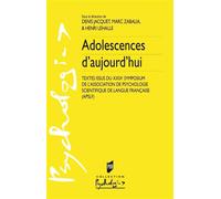 Adolescences aujourd hui - Pur - Presses Universitaires Rennes - broché - Etude