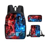 Adolescent Enfants Sac À Dos Dessin Animé Thème École Sac À Dos Garçons Filles Stranger Things 4,A9