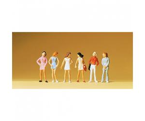 Adolescentes (x6) - PREISER 14006 - HO 1/87