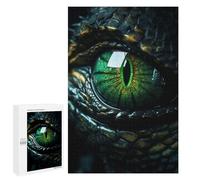 Adolescents 1000 pièces Puzzle Poison Dragons Œil Vert pour Adultes Jouet Anti-stress Difficile Cadeau pour les Jeux 1000 pièces