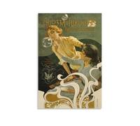 Adolfo Hohenstein - Impression sur toile - Chiozza E Turchi, Fabricants De Savons, Pontelagoscuro, Italie (1899) - Décoration murale esthétique pour salon - Sans cadre - 50,8 x 76,2 cm