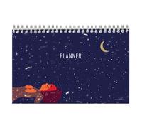Adolie, Bloc planner reliure intégrale en-tête 22x14 cm 53 feuillets imprimés