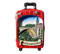Adolphe Bridge Luxembourg Aimant de réfrigérateur créatif souvenir de voyage 3D Décoration de réfrigérateur Autocollant magnétique Collection artisanale