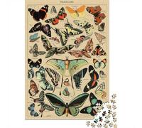 Adolphe Millot Butterfly, Puzzle Adulte 1000 Pièces, 52x38cm/1000pcs