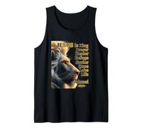 Adonai King Christ Jésus Puissance Lion Force Foi Amour Espoir Débardeur