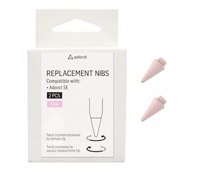 Adonit Lot de 2 embouts de rechange SE (rose)