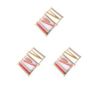 Adoorniequea Lot de 3 métiers à tisser traditionnels en bois faits à la main