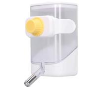 Adopraison Automatique pour Animaux de Compagnie avec Balle en Acier Inoxydable, Mangeoir d'eau Suspendu pour Les Lapins Chiens de Chats, Installation Facile (Green) (White)