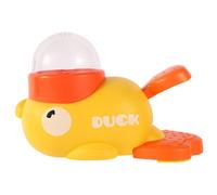 Adopraison de Chiens interactifs, Distributeur Alimentaire pour Chiens rotatifs ABS avec Bouton-Poussoir, Distributeur Alimentaire pour Animaux de Compagnie Canard pour enrichissement et divertiss