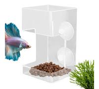 Adopraison De Poisson-Poisson, Mangeoire À Poissons Automatique, Tube De Distributeur Transparent avec Aspiration pour Les Accessoires De Réservoir De Crevettes À tor-tu-e