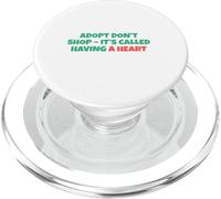 Adopt Don´t Shop - It's Called Having A Heart PopSockets PopGrip pour MagSafe
