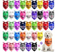Adopt Me Lot de 40 Bandanas en Vrac Multicolores triangulaires lavables pour Chiens de Petite, Moyenne et Grande Taille